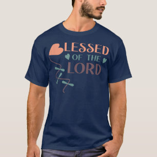 Gezegend van de Christelijke Thanksgiving van vrou T-shirt