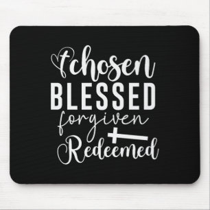Gezegend Vergeven Verlost Christelijk Quote A Muismat