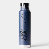 Gezegend! Waterfles (Navy) (Links)