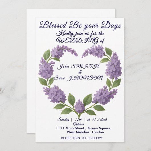 Gezegend zij deze Dag van de Eenheid Kaart (Voorkant / Achterkant)