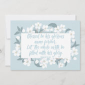 Gezegend zij Zijn Naam Psalm 72:19 Mooie Christeli Kaart (Voorkant)