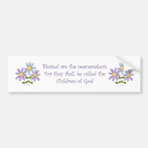 Gezegend zijn de Bumperstickers van de vredeshandh