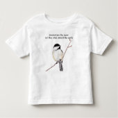 Gezegend zijn de Meek Chickadee Toddler T-shirt (Voorkant)