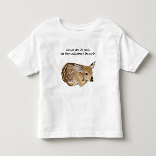 Gezegend zijn de Meek Fawn Toddler T-shirt