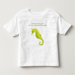 Gezegend zijn de Meek Seahorse Toddler T-shirt