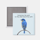 Gezegend zijn de weke blesvogel magneet (Voorkant / Achterkant)