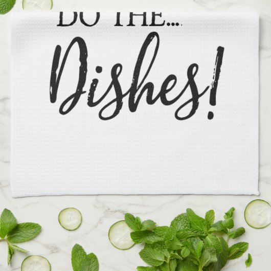 Gezegend zijn zij die de afwas doen ⎥ theedoek (Gevouwen)