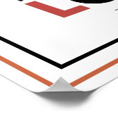 Gezegend zijn zij die vertrouwen op de Heer Christ Poster (Hoek)