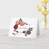 Gezegende Beltane Rozen gevouwen Wenskaart Kaart (Gele Bloem)