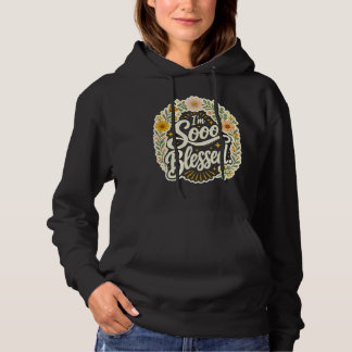 Gezegende Bloem Christelijk Geloofsgericht Ontwerp Hoodie