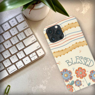 Gezegende bloemen grillige leuke inspirativiteit iPhone 13 pro max hoesje