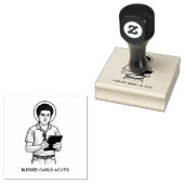 GEZEGENDE CARLO ACUTIS KATHOLIEK 	RUBBERSTEMPEL (Gestempeld)