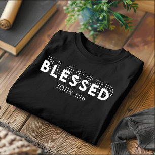 Gezegende christelijke T-shirt voor mannen en vrou