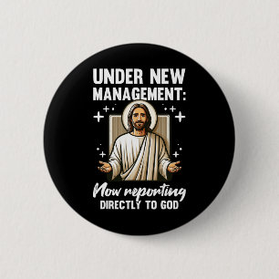 Gezegende Doop Religieus Christelijk Onder Nieuwe Ronde Button 5,7 Cm