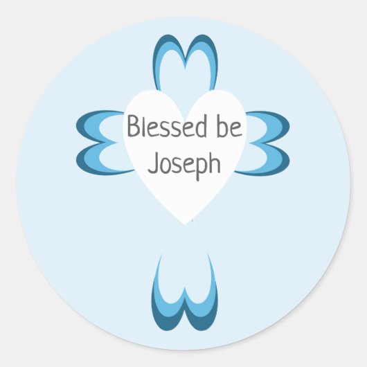 Gezegende doop Sticker (Voorkant)