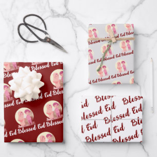 Gezegende Eid kinder cadeau Inpakpapier Vel