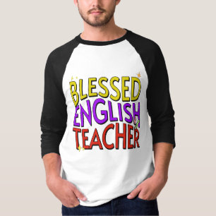Gezegende Engelse leraar T-shirt