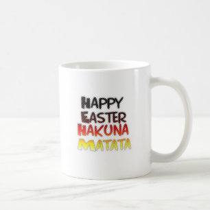 Gezegende Happy Paast Hakuna Matata Holiday Season Koffiemok
