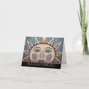 gezegende imbolc peace Kaart