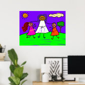 Gezegende Kinderen Poster (Thuiskantoor)