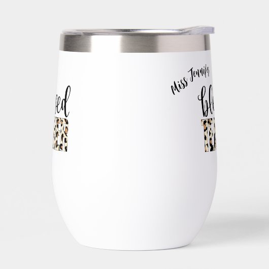 Gezegende leraar luipaard tijgerprint gepersonalis (Links)