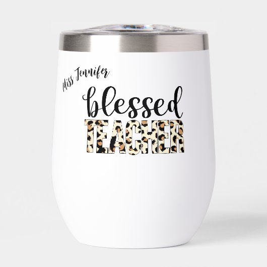 Gezegende leraar luipaard tijgerprint gepersonalis (Voorkant)