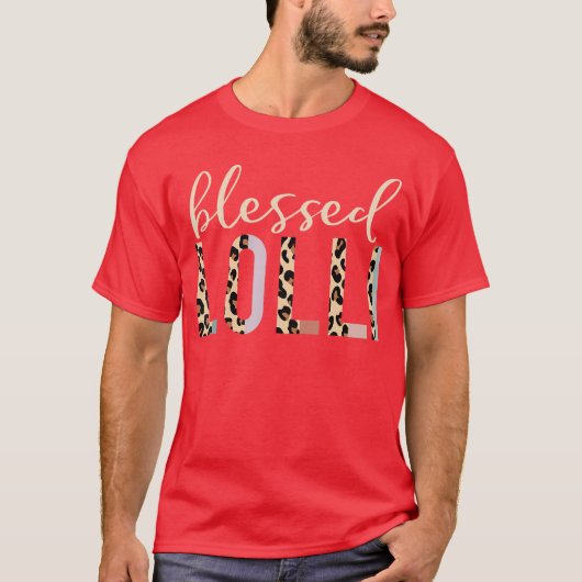Gezegende Lolli Cute Luipaard Print vrienden T-shirt (Voorkant)