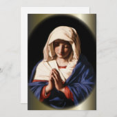 Gezegende Maagd Maria in het gebed (Voorkant / Achterkant)