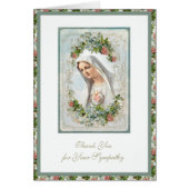 Gezegende Maagd Maria  Religieuze Uitvaart Condole (Voorkant)