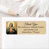 Gezegende Maagd Maria ReligiousDank u Etiket (Insitu)