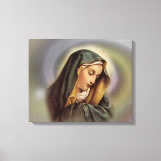 Gezegende Maagd Maria verpakt Canvas (Voorkant)
