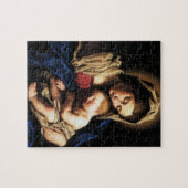 Gezegende Maagd Mary en Baby Child Jesus Legpuzzel (Horizontaal)