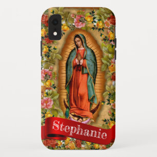 Gezegende Maagd Mary Guadalupe Katholieke Religie iPhone XR Hoesje