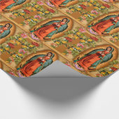 Gezegende Maagd Mary Moeder Jesus Guadalupe Spaans Cadeaupapier (Hoek)