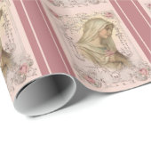Gezegende Maagd Mary Religieuze katholieke Maagd Cadeaupapier (Rol Hoek)