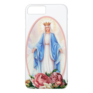 Gezegende Maagd Mary Religieuze  katholieke Maagd iPhone 8 Plus / 7 Plus Hoesje
