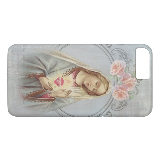 Gezegende Maagd Mary Religieuze katholieke Maagd Case-Mate iPhone Case (Achterkant (Horizontaal))