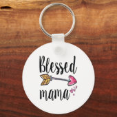 Gezegende Mama Sleutelhanger (Voorkant)