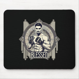 Gezegende Mma Bjj Kickboksen Muay Thai Boksen Kooi Muismat