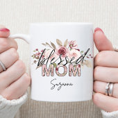 Gezegende Moeder Bloemen Moederdag Koffie Mok