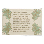 Gezegende moeder houdt het Wereldbol van Jezus vas Kussensloop (Achterkant)