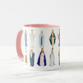 Gezegende Moeder, Katholieke Mariale Mok (Voorkant links)