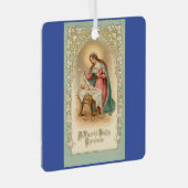 Gezegende Moeder met Jezus Ornament (Voorkant Rechts)