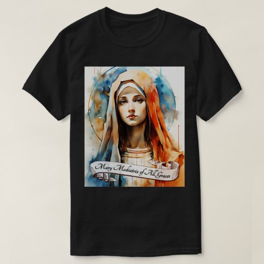 Gezegende moeder t-shirt (Design voorkant)