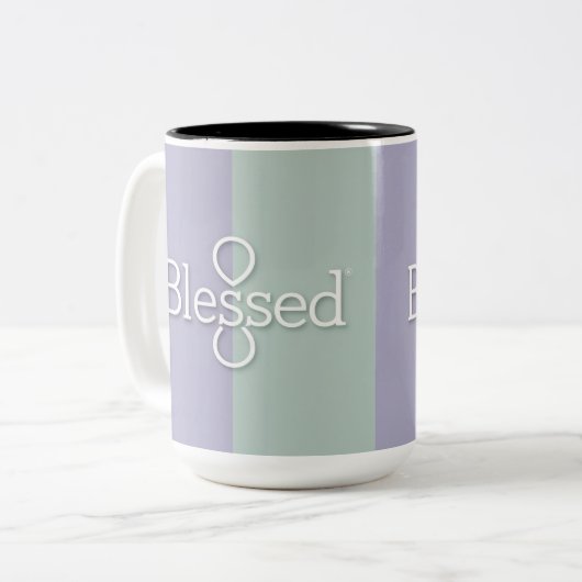 Gezegende Mok – Christelijk Coffee Cup AI-ontwerp (Voorkant links)
