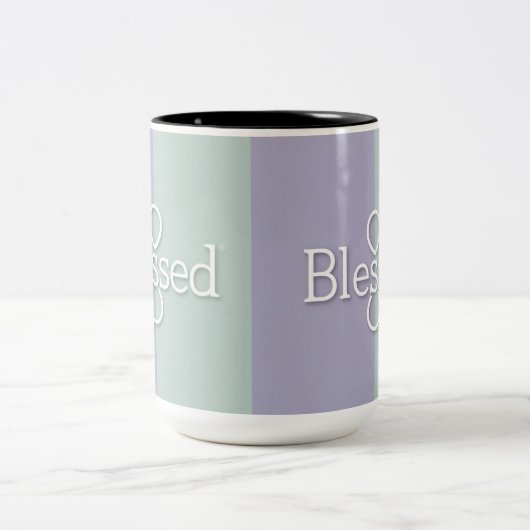 Gezegende Mok – Christelijk Coffee Cup AI-ontwerp (Center)
