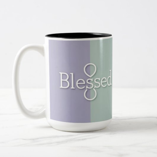 Gezegende Mok – Christelijk Coffee Cup AI-ontwerp (Links)