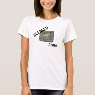 Gezegende Nana Witte Reiger Natuur Foto T-shirt