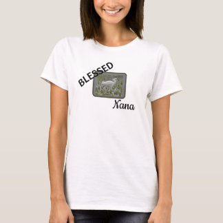 Gezegende Nana Witte Reiger Natuur Foto T-shirt