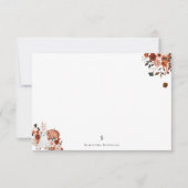 Gezegende Oogst Bloemen & Geest Gepersonaliseerd Notitiekaartje (Voorkant)